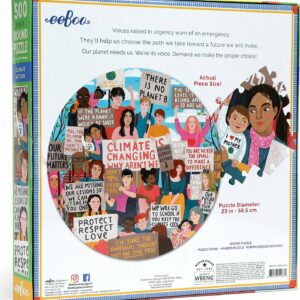 Climate Action 500 Piece Round Puzzle