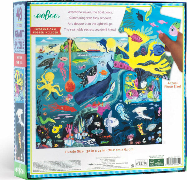 Within the Sea 48 Piece Giant Puzzle