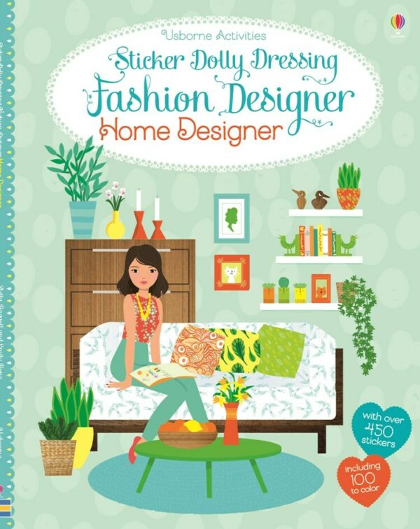 Sticker Dolly Dressing Fashion Designer Home Designer