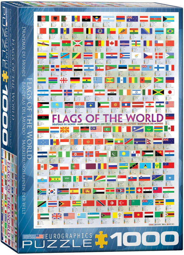 Flags Of The World 1000-piece Puzzle