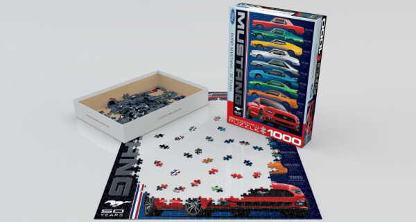 Ford Mustang 50 Years 1000-piece Puzzle