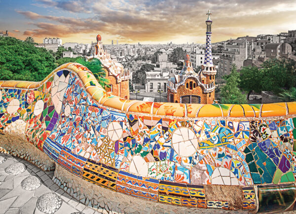 Barcelona Park Guell 1000-piece Puzzle