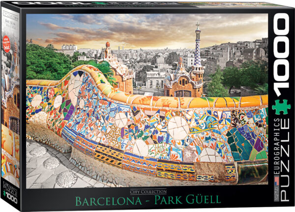 Barcelona Park Guell 1000-piece Puzzle