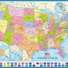 Map Of The Usa 1000-piece Puzzle