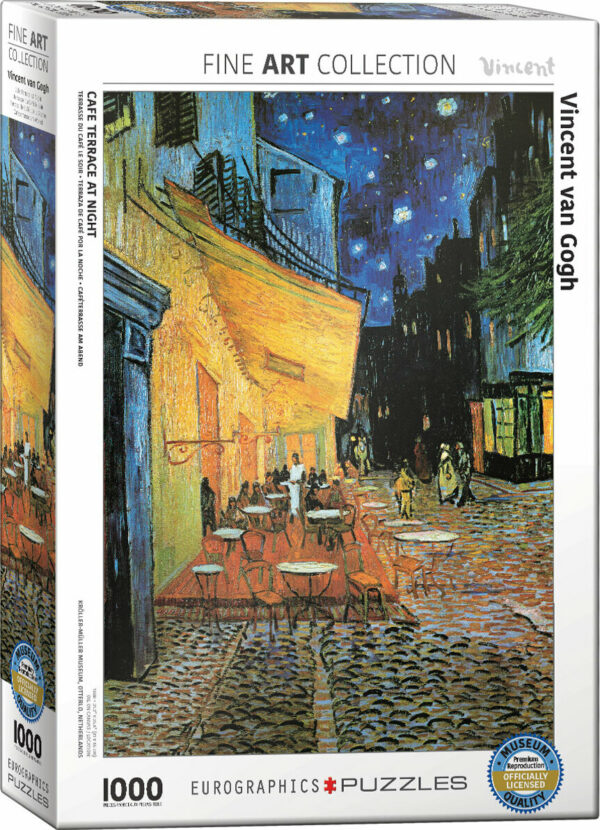 Café Terrace at Night by Vincent van Gogh 1000-Piece Puzzle