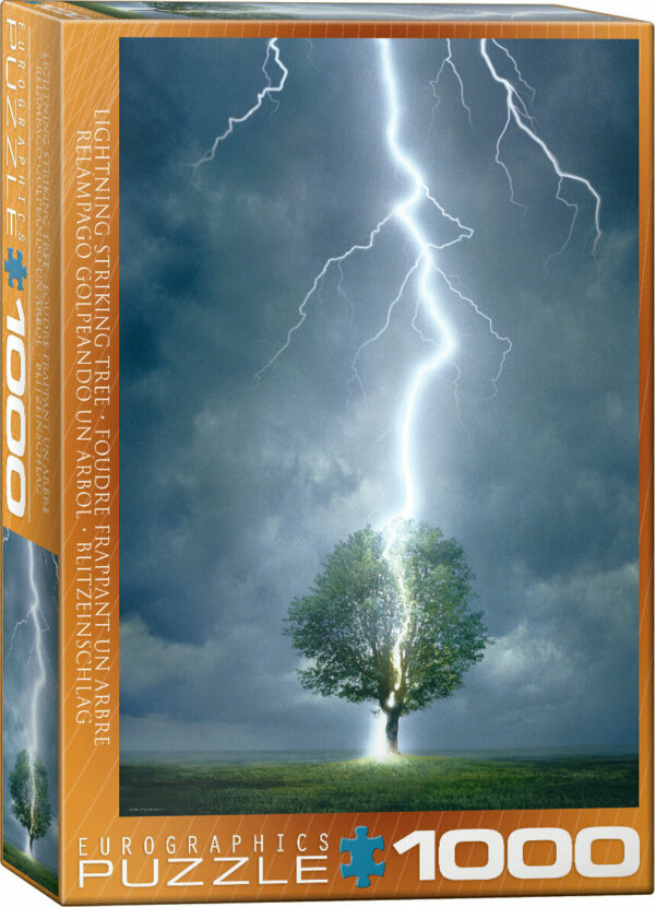 Lighting Striking Tree 1000-Piece Puzzle