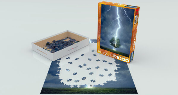 Lighting Striking Tree 1000-Piece Puzzle