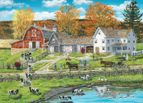 Farm by the Lake 300-Piece Puzzle (Small box)