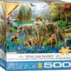 Wolf Lake Fantasy 500-Piece Puzzle (Small box)