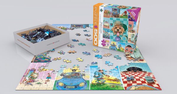 Dog's LIfe 500-Piece Puzzle (Small box)