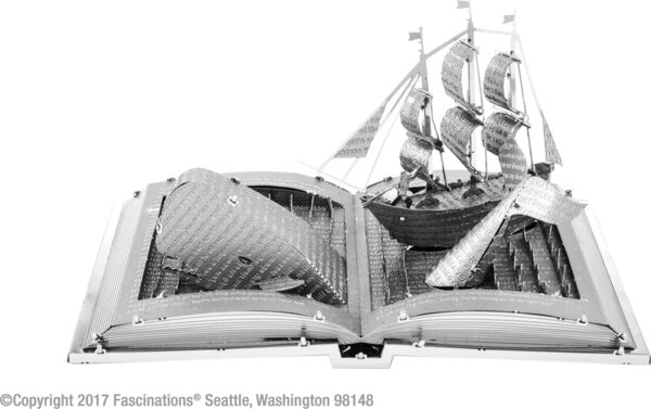 Moby Dick Book Sculpture