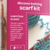 Friendly Loom - Knitting Scarf Kit - Blue