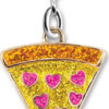 Glitter Pizza Charm