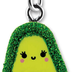 Glitter Avocado Charm