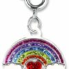 Glitter Rainbow Charm