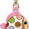 Gold Glitter Tropical Fish Charm