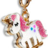 Gold Glitter Unicorn Charm