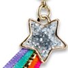 Gold Glitter Shooting Star Charm