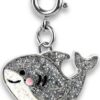 Glitter Shark Charm