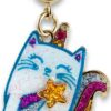 Gold Glitter Unicat Charm