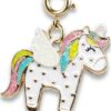 Gold Flying Unicorn Charm