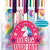 6 Click Pens - Unique Unicorns (assorted)