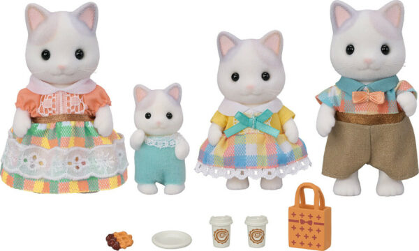 Calico Critters Latte Cat Family