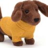 Sweater Sausage Dog Yellow