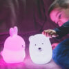 LumiPets Bear - Children's Nursery Touch Night Light