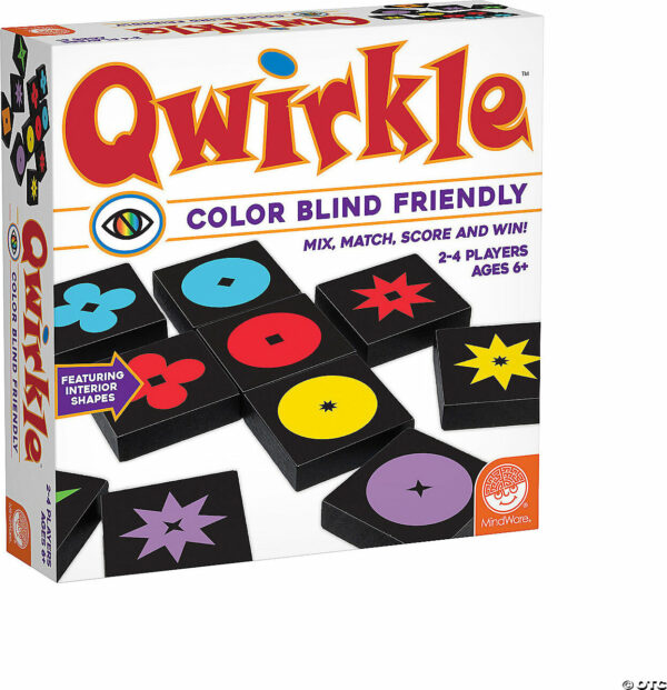 QwirkleTM: Color Blind Friendly Family Game