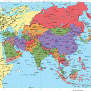 Asia Map Placemat