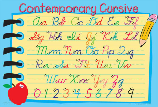 Contemporary Cursive Placemat