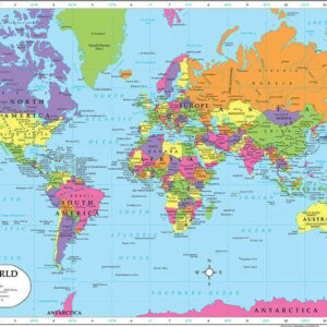 World Map Placemat