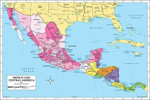 Mexico & Central American Placemat