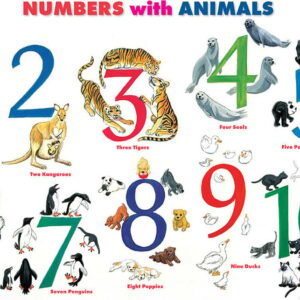 Numbers with Animals Placemat