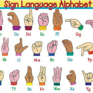 Sign Language Placemat