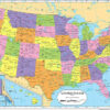 United States Map Placemat