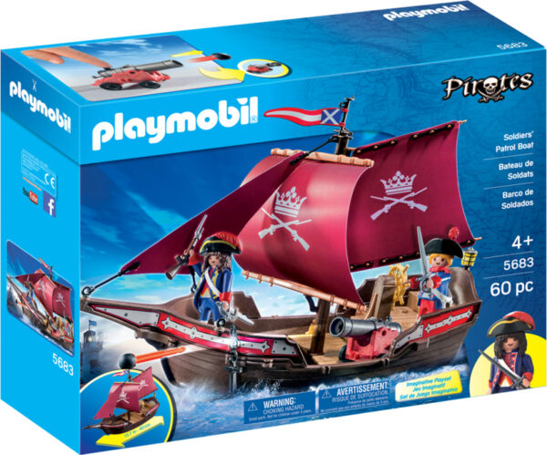 Playmobil Pirates Soldiers' Patrol Boat