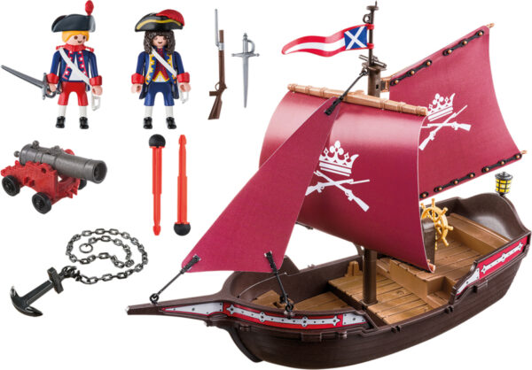 Playmobil Pirates Soldiers' Patrol Boat