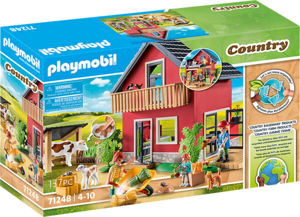 Playmobil Farmhouse with Outdoor Area