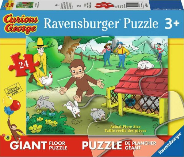 Curious George Fun (24 pc Floor Puzzle)