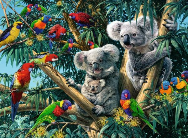 Koalas in a Tree (500 Piece Puzzle)