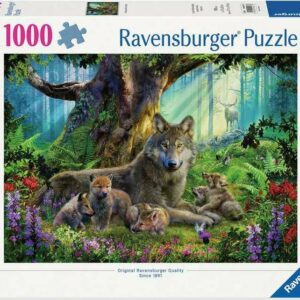 Wolves in the Forest (1000 Piece Puzzle)