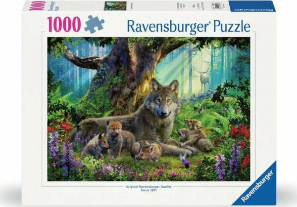 Wolves in the Forest (1000 Piece Puzzle)