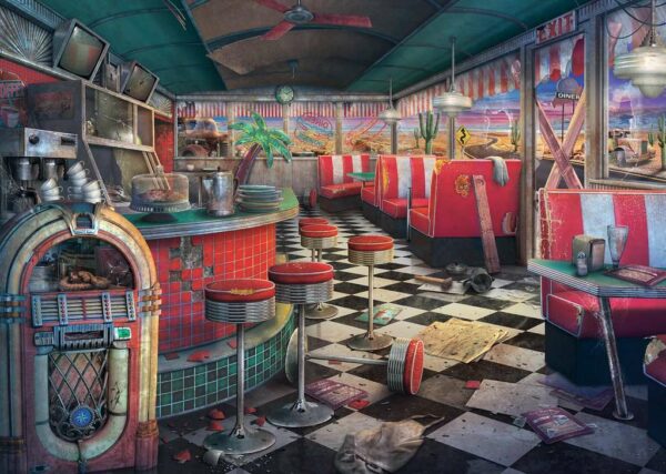 Decaying Diner (1000 Piece Puzzle)