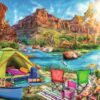 Canyon Camping (1500 Piece Puzzle)