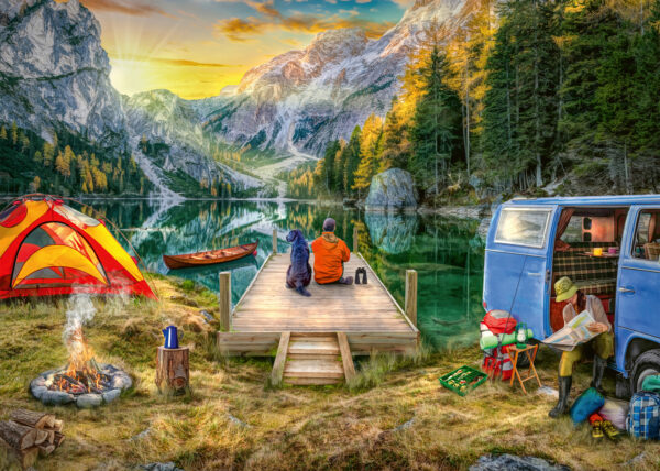 Calm Campsite (1000 pc Puzzle)