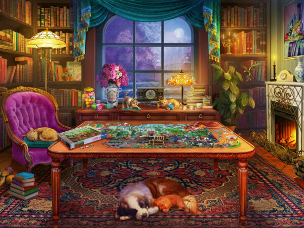 Cozy Series: Puzzler's Place (750 pc Large Format)