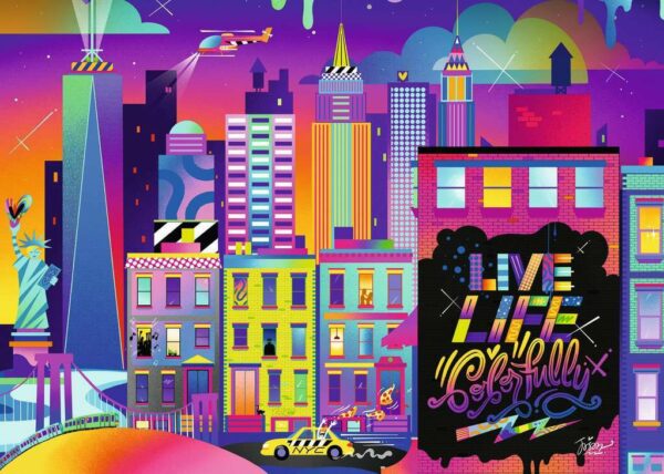 Live Life Colorfully, NYC