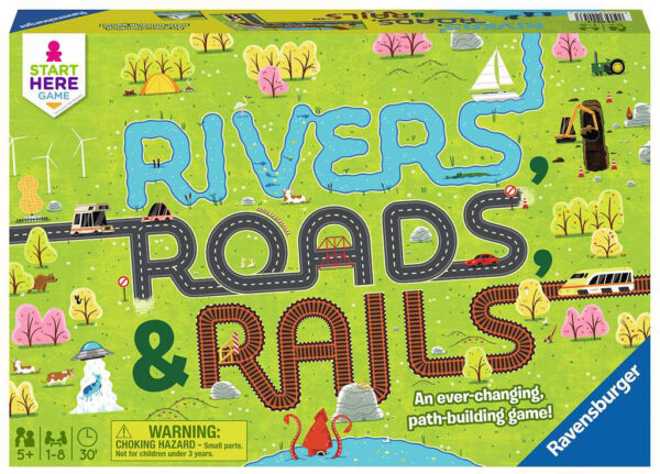 Start Here Game: Rivers, Roads & Rails